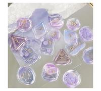 Self Adhesive Wax Seal Stickers, 18 Pcs Multicolor Self-Adhesive Wax Seal Stickers for Envelopes Scrapbooks DIY(Color-5)