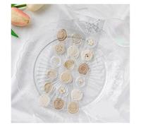 Self Adhesive Wax Seal Stickers, 18 Pcs Multicolor Self-Adhesive Wax Seal Stickers for Scrapbooking Envelope Sealing(Color8)