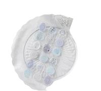 Self Adhesive Wax Seal Stickers, 18 pcs Self-Adhesive Wax Seal Stamp Stickers for Stationery Multicolor 9.5x20cm(White)