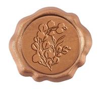 Self Adhesive Wax Seal Stickers, 25 pcs Antique Gold Self-Adhesive Wax Seal Stickers Letter A Initial Floral 25mm Diameter(Aech03-09031)