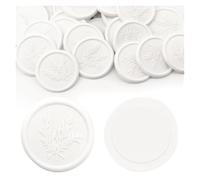 Self Adhesive Wax Seal Stickers, 25 pcs Multicolor Wax Seal Stickers with Floral Designs for Wedding Invitations(Color1)