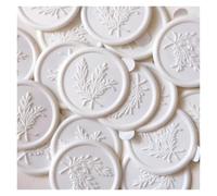 Self Adhesive Wax Seal Stickers, Rosemary Leaf Self-Adhesive Wax Seal Stickers Multicolor Multiple Sizes(Red,30 Pieces)