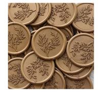 Self Adhesive Wax Seal Stickers, Rosemary Leaf Self-Adhesive Wax Seal Stickers Multicolor Multiple Sizes(White,100 Pieces)
