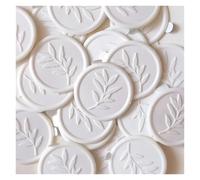 Self Adhesive Wax Seal Stickers, Rosemary Leaf Self-Adhesive Wax Seal Stickers Multicolor Multiple Sizes(Silver,100 Pieces)