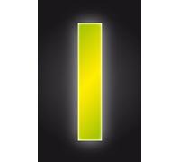 Self Adhesive Wheelie Bin Numbers 17cm - 1 - High Visibility Yellow