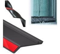 Self-Adhesive Window Rain Barrier - Flexible Waterproof Rubber Seal Window Sill Water Stop Rain Protection Strip for (9.8ft) 5.5cm Wide