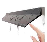 Self Adhesive Window Rain Deflectors, Rubber Self-Adhesive Window Rain Guard Black 1-5m Length 4.5-5.5cm Width(Width-5.5cm,1m)