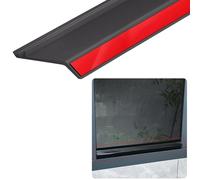 Self-Adhesive Window Weather Bar - 135° Angle Design for Rain Protection - Waterproof Strip with Adhesive Backing To Prevent Rain Leakage - Rubber Seal for Sliding/Casement Windows & Cars(1.5m(4.9ft))