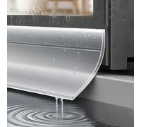 Self Adhesive Window Weather Bar, Rubber Rain Deflector Strip, Exterior Drip Guard for Outer Edge, Cut to Size, Acrylic Backing, Helps Reduce Water Ingress(A,35MM*3M)