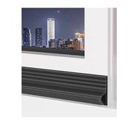 Self Adhesive Window Weather Bar， Window and Door Seal Strip Self-Adhesive Multicolor Multiple Sizes(Black,400cm/13.1ft)