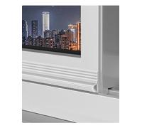 Self Adhesive Window Weather Bar， Window and Door Seal Strip Self-Adhesive Multicolor Multiple Sizes(Milk,1600cm/52.5ft)