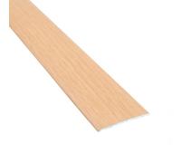 Self-Adhesive Wood Effect Aluminium Door Floor Bar Edge Trim Threshold Profile 930mm X 35mm A08 Beech