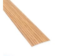Self-Adhesive Wood Effect Aluminium Door Floor Bar Edge Trim Threshold Profile 930mm X 35mm A08 Cognac Oak