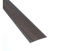 Self-Adhesive Wood Effect Aluminium Door Floor Bar Edge Trim Threshold Profile 930mm X 35mm A08 Wenge Congo