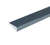 SELF-Adhesive Wood Effect Threshold 1M Door Stops End Laminate Floor Edge Strip Trim TMW Profiles (Anthracite)