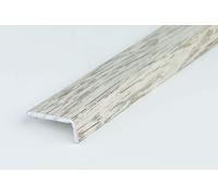 SELF-Adhesive Wood Effect Threshold 1M Door Stops End Laminate Floor Edge Strip Trim TMW Profiles (Boston Oak)