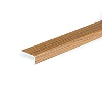 SELF-Adhesive Wood Effect Threshold 1M Door Stops End Laminate Floor Edge Strip Trim TMW Profiles (Nebraska Oak)