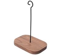 Self-Adhesive Wooden Plant Hanger Bracket with Iron Hook for Wind Chimes and Planters, Easy Installation, Complete Set of Accessories, for Home and Indoor Use