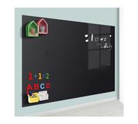 Self-Adhesive Writing Board Magnetic Whiteboard Paper Self-Adhesive Dry Erase Boards Multicolor Multiple Sizes(Black,39.37x59.06in/100x150CM)