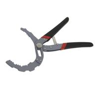 Self-Adjusting Angled Oil Filter Pliers - 60mm to 120mm Capacity - Serrated Jaws