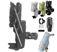 Self Adjusting Cup Holder,2025 New Adaptive Cycling Bottle Holder,360Degree Rotatable Motorcycle Water Bottle Holders Cage with Automatic Clamping,Adjustable Handlebar Cup Cage for Bikes Scooters