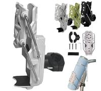 Self Adjusting Cup Holder,2025 New Adaptive Cycling Bottle Holder,360Degree Rotatable Motorcycle Water Bottle Holders Cage with Automatic Clamping,Adjustable Handlebar Cup Cage for Bikes Scooters