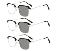 Self Adjusting Glasses Smart Autofocus Reading Glasses with Light-Sensitive Lenses for Men & Women, Auto Eye for Near and Far with Blue Light Filter
