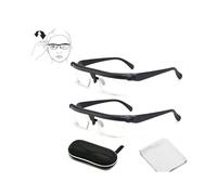 Self Adjusting Glasses, Vision Adjustable Glasses, Adjustable Eyeglasses, Ajustable Reading Glasses, Adjustable Focus Glasses Near And Far Sight (2pcs)