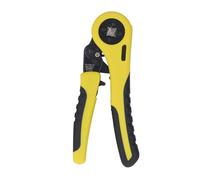 Self Adjusting Terminal Crimper, Wire Crimper Crimping Tool with Non Slip Handle, High Carbon Steel - Effort Saving Ratchet Mechanism, Automatic Adjustment, DIY Electronics and