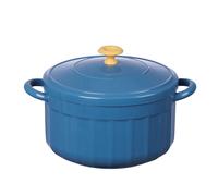 Self-Basting Lid Dutch Oven, Exceptional Heat Retention For Consistent Cooking, Enameled Cast Iron Dutch Oven, Multi-Purpose Cookware For Rice,