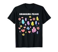 Self-Care Choosing Peace Love Mental Health Wellness T-Shirt