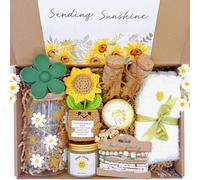 Self Care Gifts for Women Birthday Gift Basket, Sending Sunshine Care Package Get Well Soon Spa Gift Basket, Sympathy Gifts Thinking of You for Women Mom Best Friend