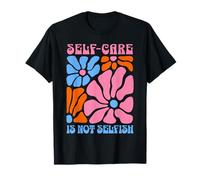 Self-Care is Not Selfish Self-Care Awareness Month Boho T-Shirt