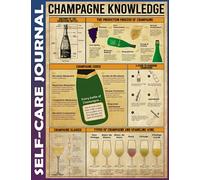 Self-care Journal: Bartender Champagne Knowledge Invest few minutes daily to Mental, Physical and Emotional Health Planner, Tracker Notebook Record Book