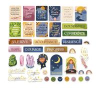Self Care Journal Stickers, 41pcs Planner Stickers for Adults Vision Board Stickers, Diary Inspirational Motivational Positive Laptop Stickers for Scrapbooking Teens Students Teachers Water Bottles