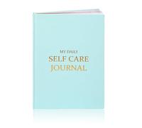 Self Care Journal, Wellbeing & Daily Reflection Gratitude Notebook, Mental Health Meditation & Personal Development Mood Journal for Women & Men, A5 Size (Blue)