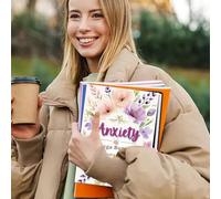 Self Care Mood Tracker Planner - Floral Cover Journal For Mental Health, Guided Emotional And Life Management Pages | Daily Productivity, Focus, Personal Development, Change Challenge, Work, Wellness