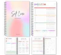 Self Care Planner - 1 Year Wellness, Self-Care, Health & Wellbeing Planner to Start and Build your Self Care Routine | A5 Pastel Rainbow