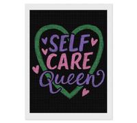 Self-Care Queens Diamond Art Painting Kits for 5D Gem Arts Paint Picture Home Wall Decor