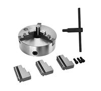 Self Cente Lathe Chuck Metal 3 Jaw Accessory Replacement Part Set Kit with WrenchK11-160 Functionality: 3 Chuck is for Variety Applications Self Cente Lathe ChuckLathe ChuckLathe
