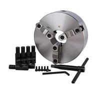 Self-Centering 3-Jaw Chuck, Taper 7°7′30″ for CNC & Manual Lathes, Compatible with D3/D4/D5/D6/D8 Spindles, Speed 1500-2500RPM, Quick-Change Workpiece
