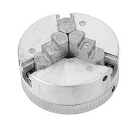 Self Centering 3 Jaw Lathe Chuck Metal Chuck with Zinc Alloy M12*1 Thread for Milling and Grinding Machines