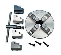 Self Centering Chuck, 4 Jaw Self-Centering Lathe Chuck 125MM K12-125 Metal for WM210V