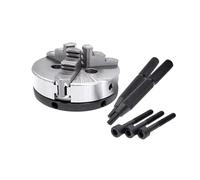 Self Centering Chuck, Self-Centering Lathe Chuck M14x1 for 3 and 4 Jaw DIY Metal Wood Lathe K01 K02 Sizes 6-15mm(K02-80b)