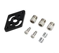 Self Centering Dowel Jig Drill Guide with 6/8/10mm Steel Bushings for Woodworking and Hole Punching(Black)