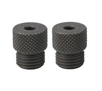 Self Centering Doweling Jig 2PCS for Woodworking Drill Guide Locator Accurate Hole Punching Carbon Steel Drill Bit Sleeves 3 5 6 8 10mm M14*1.5 (2PCS 5mm)