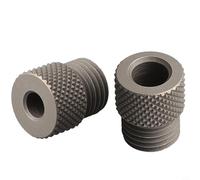 Self Centering Doweling Jig, Carbon Steel Drill Guide with M14*1.5 Thread for Precise Woodworking Tenon and Hole Punching, 3/5/6/8/10mm Sizes(2PCS 8+10mm)