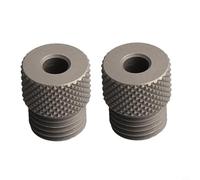 Self Centering Doweling Jig, Carbon Steel Drill Guide with M14*1.5 Thread for Precise Woodworking Tenon and Hole Punching, 3/5/6/8/10mm Sizes(2PCS 6mm)
