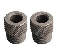Self Centering Doweling Jig, Carbon Steel Drill Guide with M14*1.5 Thread for Precise Woodworking Tenon and Hole Punching, 3/5/6/8/10mm Sizes(2PCS 10mm)