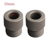 Self Centering Doweling Jig for Woodworking Drill, 2PCS Carbon Steel Drill Guide with 3/5/6/8/10mm Hole Punch Locator Compatible with M14*1.5 Thread